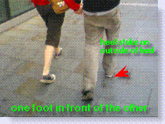 proper heel strike