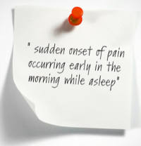 pain in morning