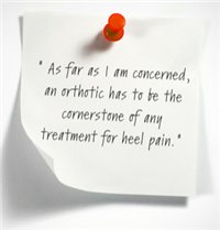 orthotics for heel pain